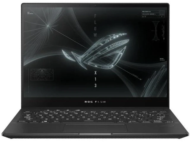 Alt view image 2 of 6 - ASUS ROG Flow X13 13.4" WUXGA Touch AMD Ryzen 9 5900HS 3.0 GHz up to 4.6 GHz 16GB RAM 1TB SSD NVIDIA GeForce RTX 3050 Ti Windows 11 Home Gaming Laptop, Black - GV301QE-211.ZG13