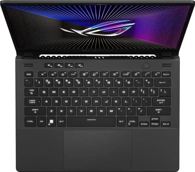 Alt view image 5 of 6 - ASUS ROG Zephyrus G14 14" FHD+ AMD Ryzen 7 7735HS 3.2 GHz 16GB DDR5 512GB SSD NVIDIA GeForce RTX 3050 Windows 11 Home Gaming Laptop, Eclipse Gray, Minor Scratches and Dents