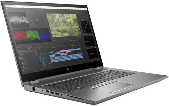 Alt view image 3 of 6 - HP ZBook Fury 17 G8 17.3" FHD IPS Intel Core i9-11950H 2.6 GHz 64GB DDR4 256GB SSD NVIDIA RTX A3000 Windows 11 Pro Laptop, Gray, Minor Scratches and Dents - 5U007UC-I014