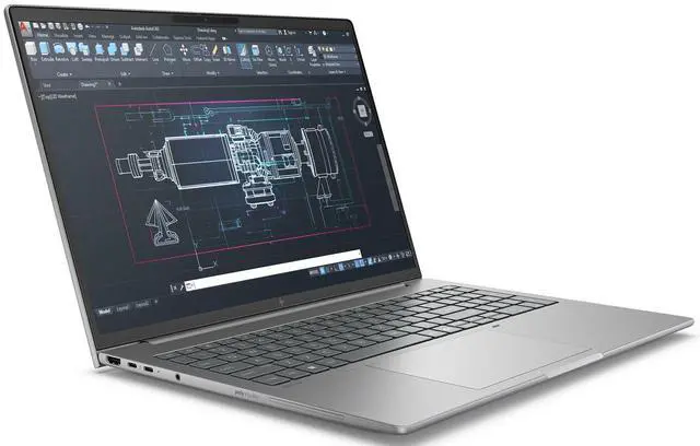 Alt view image 2 of 5 - HP ZBook 8 G1i 16" WUXGA Intel Core Ultra 7 265H 2.2 GHz up to 5.3 GHz 32 GB 1 TB SSD Intel Arc 140T GPU Windows 11 Pro Laptop, Gray - B24H4AV-I010
