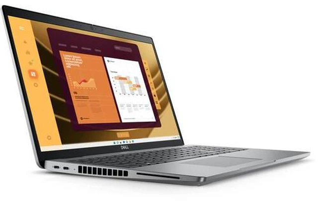 Alt view image 2 of 6 - Dell Latitude 5550 15.6" FHD IPS Intel Core Ultra 5 125U 1.3 GHz up to 4.3 GHz 16GB DDR5 256GB SSD Intel Graphics Windows 11 Pro Laptop, Gray - CT1GY