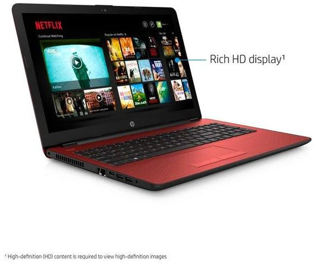 Alt view image 2 of 4 - HP 15-bs134wm 15.6" Intel Pentium Gold 4417U 2.3 GHz 4GB DDR4 500GB HDD Intel HD Graphics 610 Windows 11 Pro Laptop, Red, Minor Scratches and Dents - 6BS61UA-I010