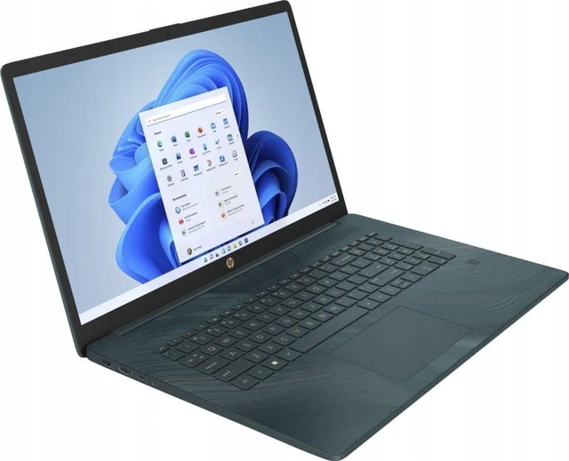 Alt view image 2 of 5 - HP 17-cn0055ds 17.3" FHD IPS Intel Celeron N4120 1.1 GHz up to 2.6 GHz 4 GB DDR4 128GB SSD Intel UHD Graphics 600 Windows 11 Home in S mode Laptop, Teal - 6Z9U8UA