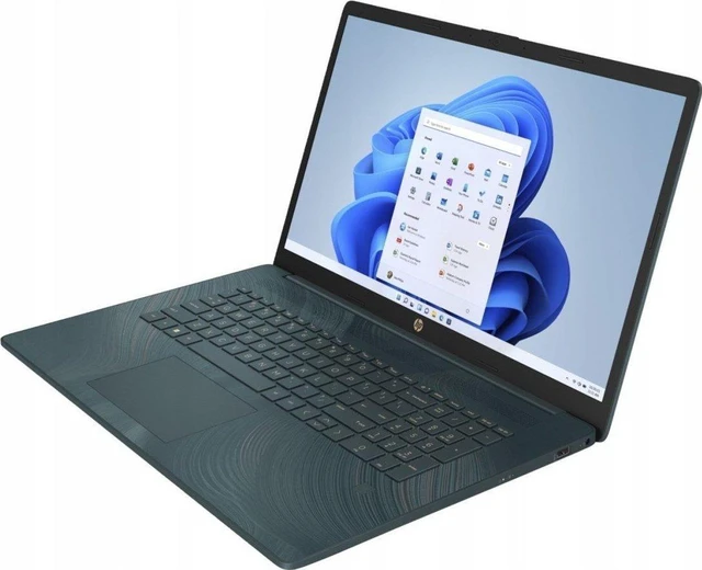 Alt view image 3 of 5 - HP 17-cn0055ds 17.3" FHD IPS Intel Celeron N4120 1.1 GHz up to 2.6 GHz 4 GB DDR4 128GB SSD Intel UHD Graphics 600 Windows 11 Home in S mode Laptop, Teal - 6Z9U8UA
