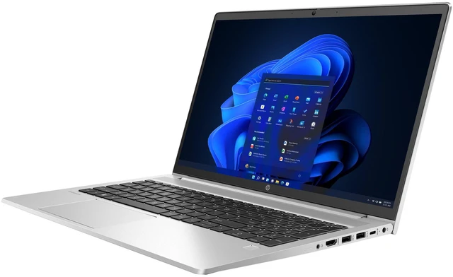 Alt view image 2 of 6 - HP ProBook 455 G9 15.6" FHD IPS AMD Ryzen 5 5625U 2.3 GHz up to 4.3 GHz 8GB DDR4 256GB SSD AMD Radeon Graphics Windows 11 Pro Laptop, Silver - 64T35UT