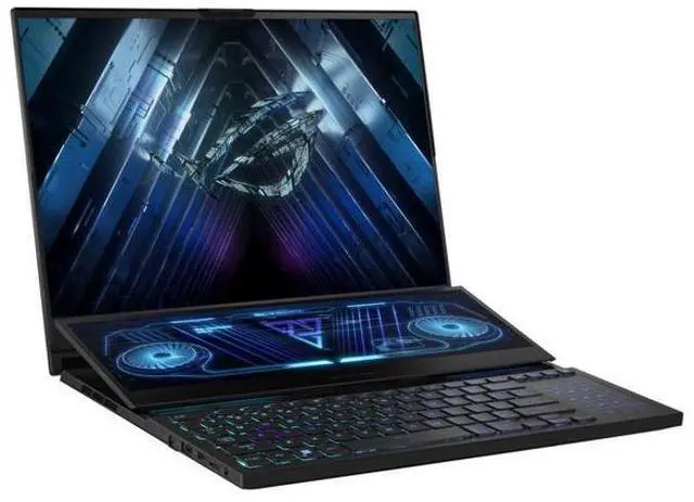 Alt view image 2 of 6 - ASUS ROG Zephyrus Duo 16" 240Hz QHD+ AMD Ryzen 9 7945HX 2.5 GHz up to 5.4 GHz 32GB DDR5 2TB SSD NVIDIA GeForce RTX 4090 Windows 11 Home Gaming Laptop, Black - GX650PY-XS97
