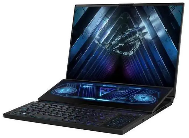 Alt view image 4 of 6 - ASUS ROG Zephyrus Duo 16" 240Hz QHD+ AMD Ryzen 9 7945HX 2.5 GHz up to 5.4 GHz 32GB DDR5 2TB SSD NVIDIA GeForce RTX 4090 Windows 11 Home Gaming Laptop, Black - GX650PY-XS97