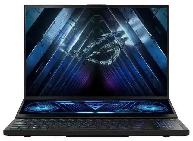 Alt view image 6 of 6 - ASUS ROG Zephyrus Duo 16" 240Hz QHD+ AMD Ryzen 9 7945HX 2.5 GHz up to 5.4 GHz 32GB DDR5 2TB SSD NVIDIA GeForce RTX 4090 Windows 11 Home Gaming Laptop, Black - GX650PY-XS97
