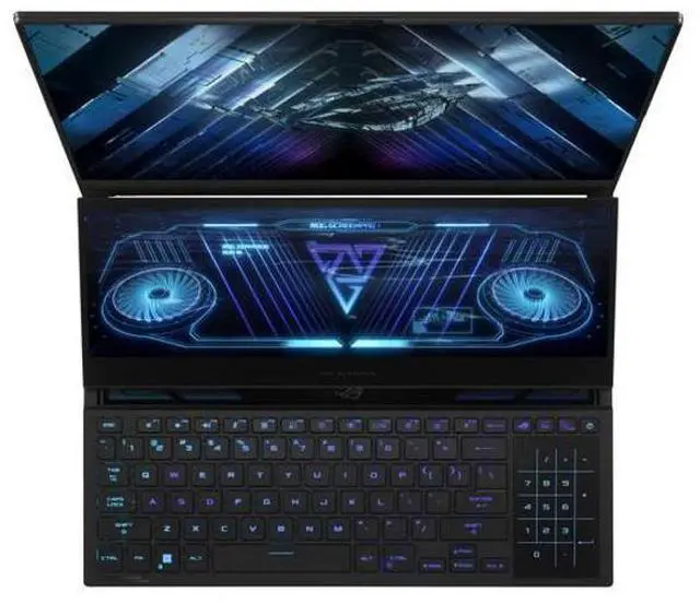 Alt view image 5 of 6 - ASUS ROG Zephyrus Duo 16" 240Hz QHD+ AMD Ryzen 9 7945HX 2.5 GHz up to 5.4 GHz 32GB DDR5 2TB SSD NVIDIA GeForce RTX 4090 Windows 11 Home Gaming Laptop, Black - GX650PY-XS97