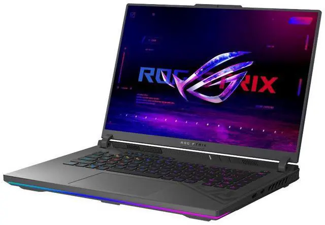 Alt view image 4 of 5 - Asus ROG Strix G16 16" WUXGA Intel Core i7-13650HX 2.6 GHz up to 4.9 GHz 32 GB 512 GB SSD NVIDIA GeForce RTX 4050 Windows 11 Home Gaming Laptop, Eclipse Gray - G614JU-BS71-CB