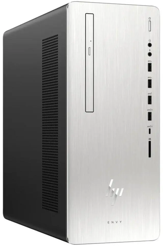 Alt view image 3 of 3 - HP ENVY 795-0137cb Intel Core i7-8700 3.2 GHz up to 4.6 GHz 12GB DDR4 2TB HDD Intel UHD Graphics 630 Windows 11 Home Desktop, Silver - 5QA55AA-E012