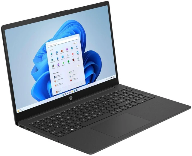 Alt view image 2 of 5 - HP 15-fd0000 15.6" Intel Core i7-1355U 1.70 GHz up to 5.0 GHz 12GB DDR4 256GB SSD Intel Iris Xe Graphics Windows 11 Home Laptop, Black - B1PU5AV-I070