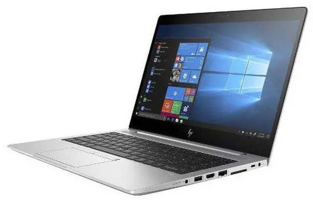 Alt view image 2 of 5 - HP EliteBook 840 G5 14" FHD IPS Intel Core i5-8350U 1.70 GHz up to 3.60 GHz 8GB 256GB SSD Intel UHD 620 Windows 11 Pro Laptop, Silver, Minor Scratches and Dents - 4CR20UC-I021