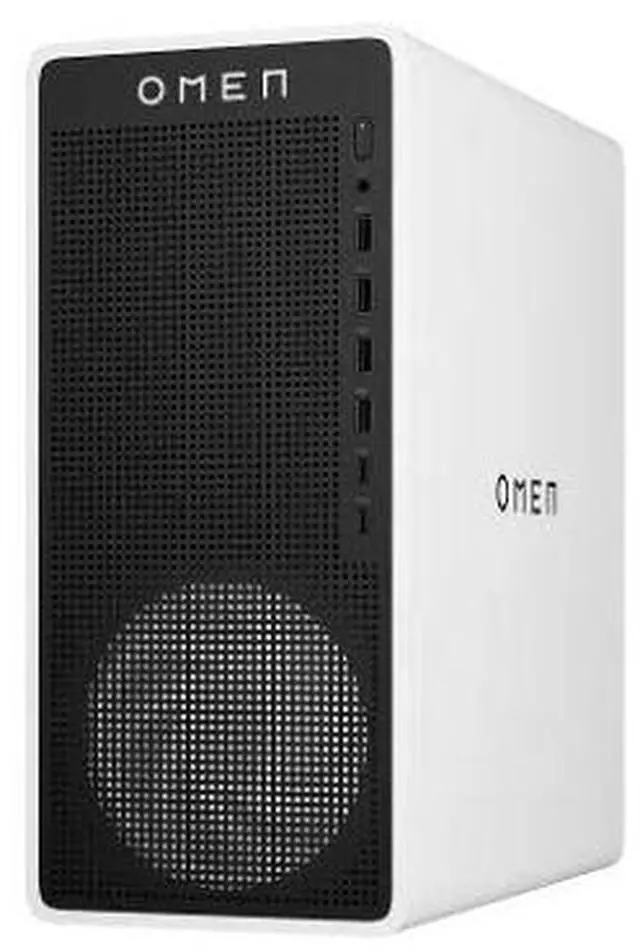 Alt view image 2 of 3 - HP OMEN 16L TG03-0200 Intel Ultra 5 225F 3.3 GHz up to 4.9 8GB DDR5 1TB SSD NVIDIA RTX 3060 Windows 11 Home Gaming Desktop, White - B4SU8AV-V060