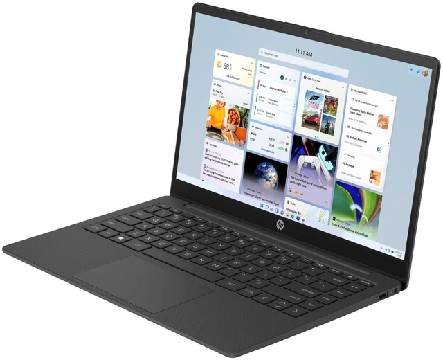 Alt view image 2 of 4 - HP 14-em0000 14" FHD AMD Ryzen 5 7530U 2 GHz up to 4.5 GHz 16 GB DDR4 512 GB SSD AMD Radeon Graphics Windows 11 Home Laptop, Black - AX6B7AV-I031