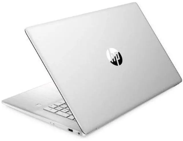 Alt view image 5 of 5 - HP 17-CN0051DS 17.3" FHD IPS Intel Celeron N4120 1.10 up to 2.6 GHz GHz 4GB DDR4 128GB SSD Intel UHD 600 Windows 11 Home Laptop, Silver - 6Z9U4UA