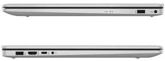 Alt view image 4 of 5 - HP 17-CN0051DS 17.3" FHD IPS Intel Celeron N4120 1.10 up to 2.6 GHz GHz 4GB DDR4 128GB SSD Intel UHD 600 Windows 11 Home Laptop, Silver - 6Z9U4UA