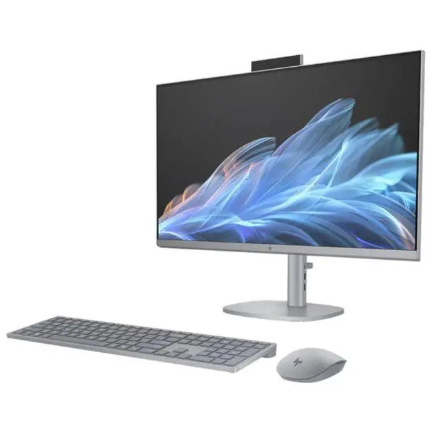 Alt view image 2 of 5 - HP OmniStudio X 32-C1000T 31.5" 4K UHD Intel Core Ultra 7 256V 2.2 GHz up to 4.8 GHz 16 GB 1 TB SSD Intel Arc Graphics Windows 11 Home All-in-One Desktop, Meteor Silver - A32JVAV-V040