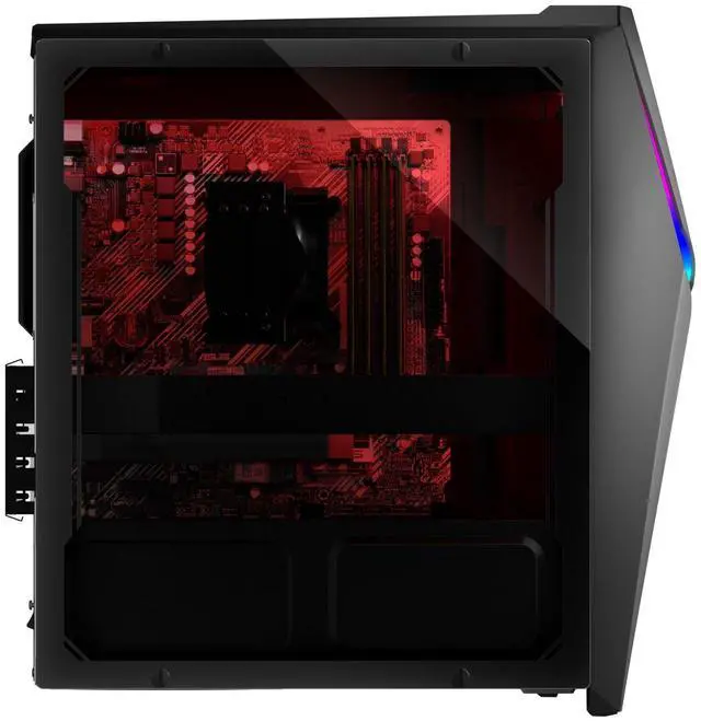 Alt view image 2 of 6 - ASUS ROG Strix G10CE Intel Core i5-11400F 2.6 GHz up to 4.4 GHz 16GB DDR4 512GB SSD NVIDIA GeForce RTX 3060 Windows 11 Home Gaming Desktop, Gray - G10CE-CI560-CB