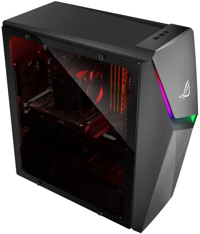 Alt view image 4 of 6 - ASUS ROG Strix G10CE Intel Core i5-11400F 2.6 GHz up to 4.4 GHz 16GB DDR4 512GB SSD NVIDIA GeForce RTX 3060 Windows 11 Home Gaming Desktop, Gray - G10CE-CI560-CB