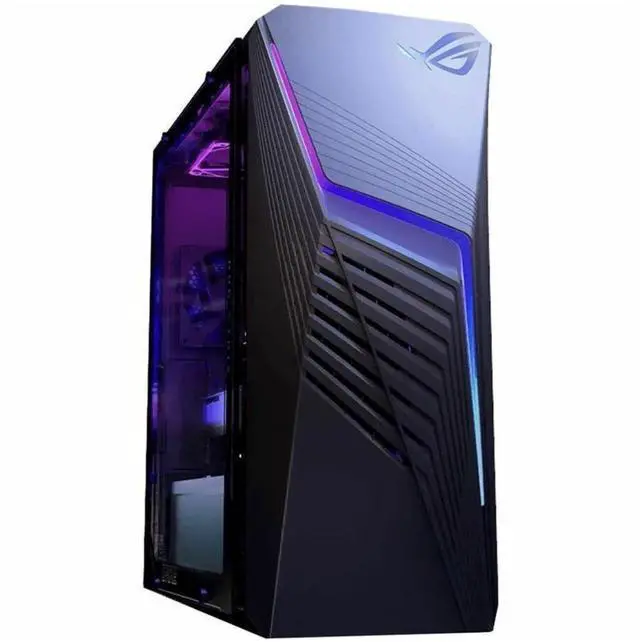 Main image of ASUS ROG Strix G13CHR Intel Core i5-14400F 1.8 GHz 32GB DDR5 1TB SSD NVIDIA GeForce RTX 4060 Windows 11 Home Gaming Desktop, Black - G13CHR-DSI54060-CB