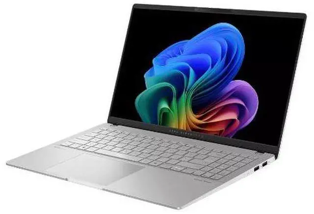 Alt view image 2 of 5 - ASUS Vivobook S 15.6" 3K OLED Snapdragon X Elite X1E 78 100 3.4 GHz 32GB RAM 512GB SSD Qualcomm Adreno Windows 11 Home Laptop, Silver - S5507QA-CB91-CB-I010