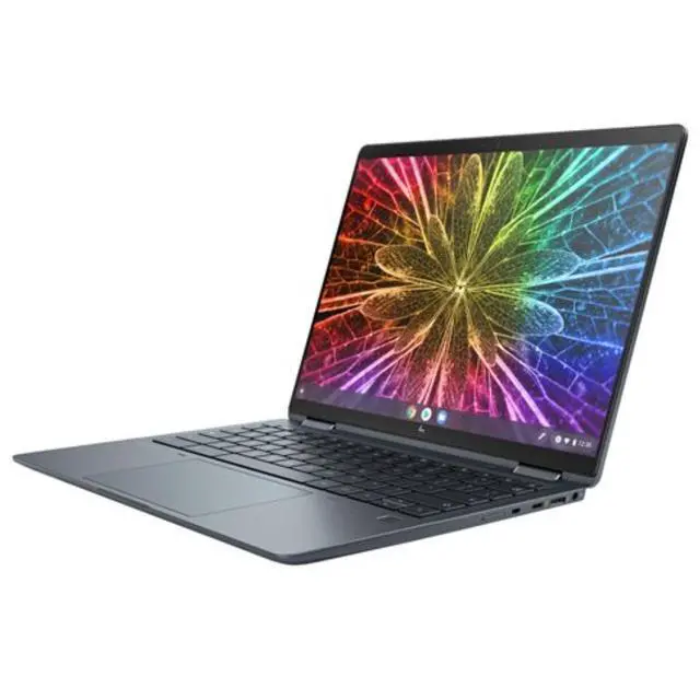 Alt view image 4 of 6 - HP Elite Dragonfly 13.5" QHD+ IPS Touch Intel Core i3-1215U 1.2 GHz up to 4.4 GHz 8GB RAM 256GB SSD Intel UHD ChromeOS Chromebook, Blue - A4EC9UT-I010