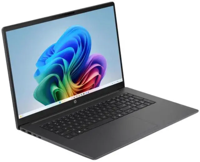 Alt view image 2 of 6 - HP OmniBook 3 17-df0153cl 17.3" FHD Touch Intel Core Ultra 5 322 2.5 GHz up to 4.4 GHz 16GB DDR5 512GB SSD Intel Graphics Windows 11 Home Laptop, Dark Gray - D34NHUA