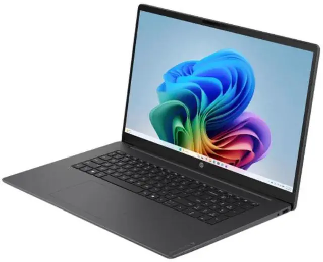 Alt view image 3 of 6 - HP OmniBook 3 17-df0153cl 17.3" FHD Touch Intel Core Ultra 5 322 2.5 GHz up to 4.4 GHz 16GB DDR5 512GB SSD Intel Graphics Windows 11 Home Laptop, Dark Gray - D34NHUA