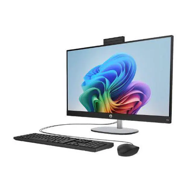 Alt view image 2 of 3 - HP 27-CR2000T 27.0" FHD IPS Intel Ultra 7 255U 2.0 GHz up to 5.2 GHz 64GB DDR5 1TB SSD Intel Graphics Windows 11 Home All-in-One Desktop, Black - AQ5E1AV-V052