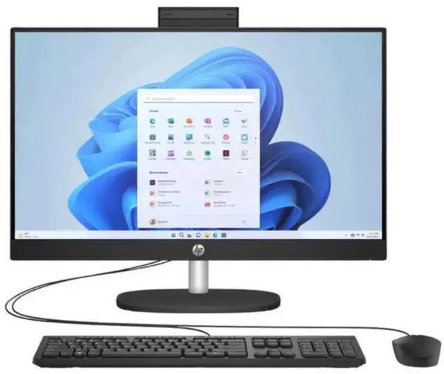 Main image of HP 27-CR1000I 27" FHD IPS Intel Core Ultra 5 125U 1.3 GHz up to 4.3 GHz 8GB DDR5 256GB SSD Intel Graphics Windows 11 Home All-in-One Desktop, Black - 9A8H0AV-V071