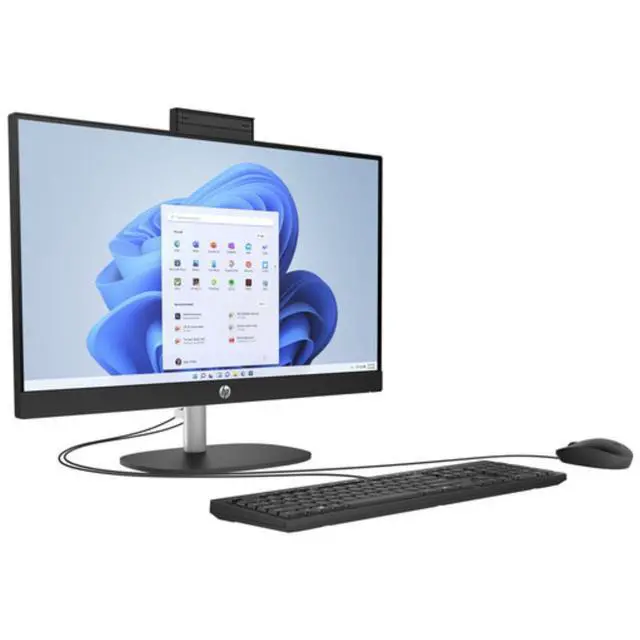 Alt view image 5 of 5 - HP 27-CR1000I 27" FHD IPS Intel Core Ultra 5 125U 1.3 GHz up to 4.3 GHz 8GB DDR5 256GB SSD Intel Graphics Windows 11 Home All-in-One Desktop, Black - 9A8H0AV-V071