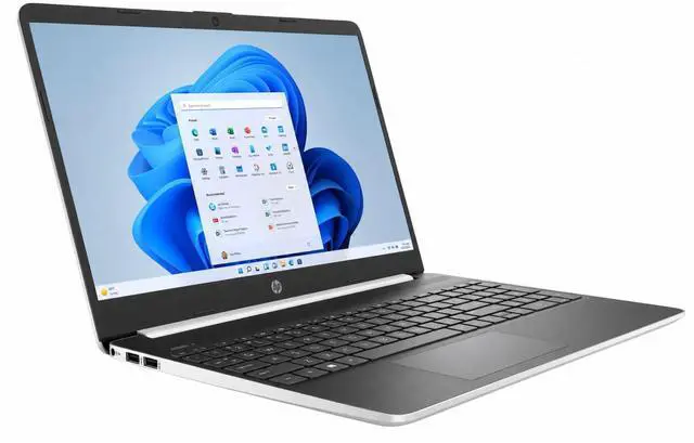Alt view image 2 of 5 - HP 15-dy1038ca 15.6" Intel Core i5-1035G1 1.0 GHz up to 3.6 GHz 8GB DDR4 256GB SSD Intel UHD Graphics Windows 11 Home Laptop, Silver - 7YZ72UA