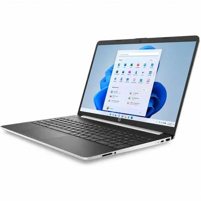 Alt view image 3 of 5 - HP 15-dy1038ca 15.6" Intel Core i5-1035G1 1.0 GHz up to 3.6 GHz 8GB DDR4 256GB SSD Intel UHD Graphics Windows 11 Home Laptop, Silver - 7YZ72UA