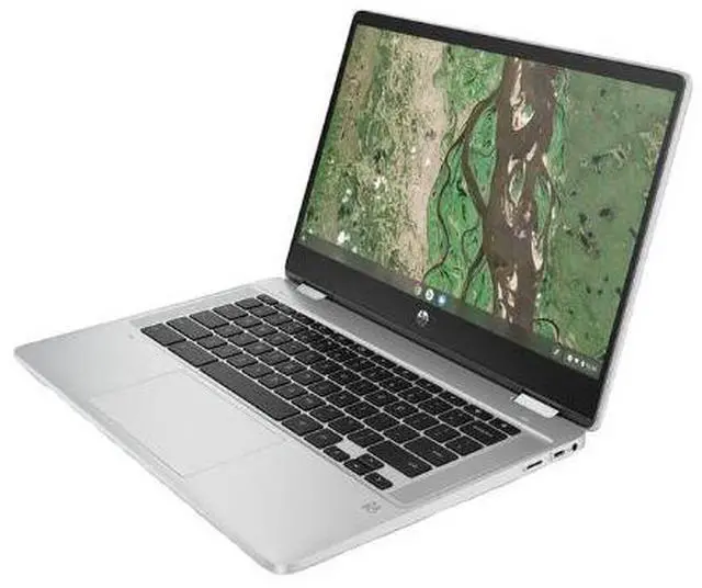 Alt view image 3 of 4 - HP Chromebook x360 14" FHD IPS Touchscreen Intel Core i3-N305 0.8 GHz up to 3.8 GHz 8GB 128GB SSD Intel UHD Chrome OS Laptop, Gray - C9XR0AV-I020