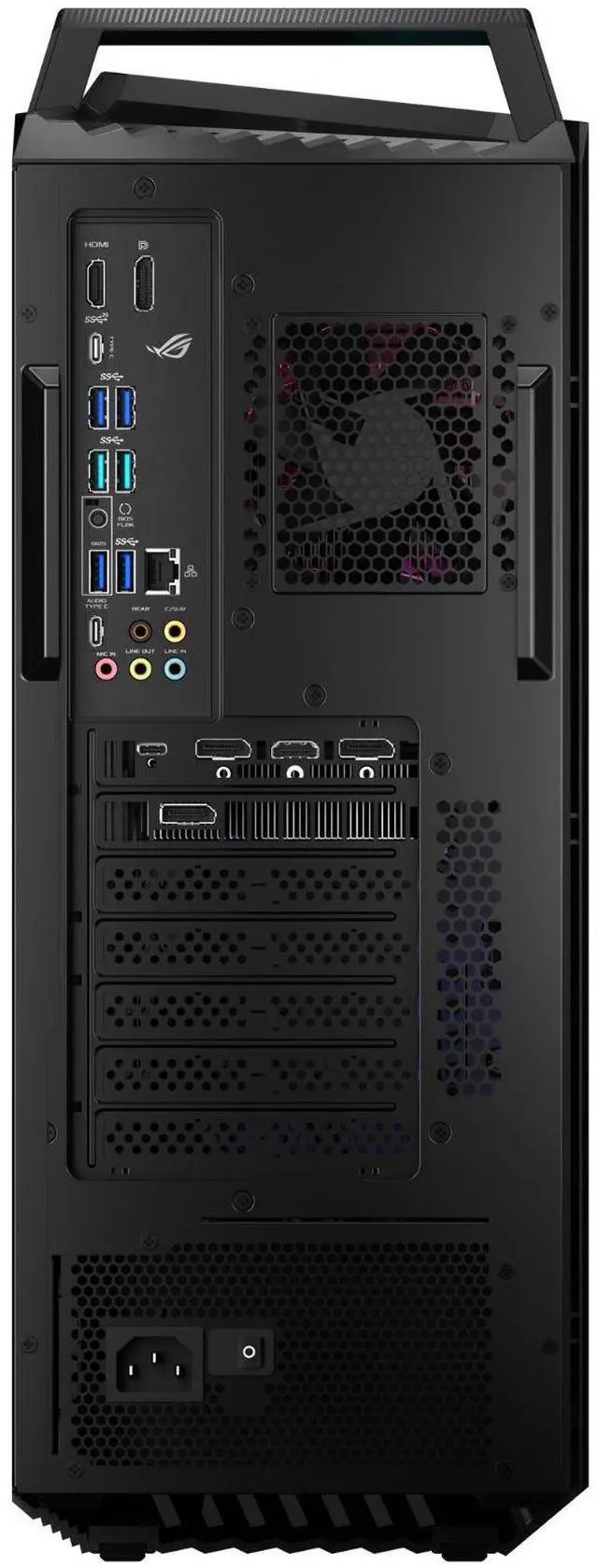 Alt view image 5 of 5 - ASUS ROG Strix GT15 Intel Core i5-10400F 2.9 GHz 8GB DDR4 256GB SSD 1TB HDD NVIDIA GeForce GTX 1660 Windows 10 Home Gaming Desktop, Black, Minor Scratches and Dents - G15CK-RH561-CA