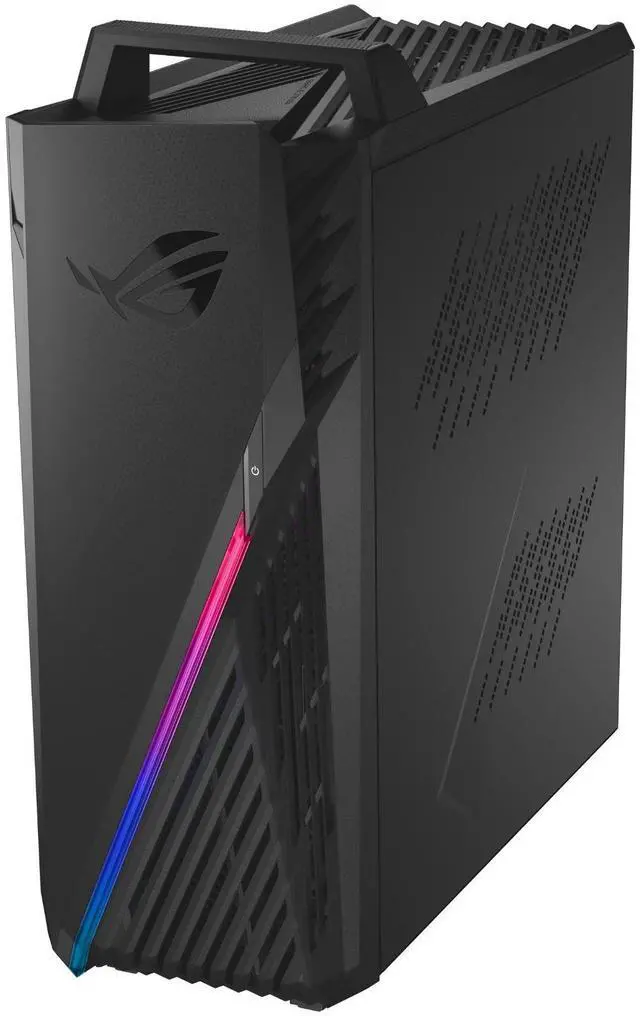 Alt view image 3 of 5 - ASUS ROG Strix GT15 Intel Core i5-10400F 2.9 GHz 8GB DDR4 256GB SSD 1TB HDD NVIDIA GeForce GTX 1660 Windows 10 Home Gaming Desktop, Black, Minor Scratches and Dents - G15CK-RH561-CA