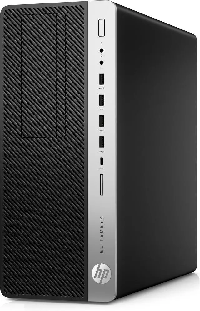 Alt view image 2 of 5 - HP EliteDesk 800 G5 Intel Core i5 9500T 2.2 GHz up to 3.7 GHz 16 GB DDR4 256 GB SSD Intel UHD Graphics 630 Windows 11 Pro Desktop, Black - 1W7Q0UC-I010