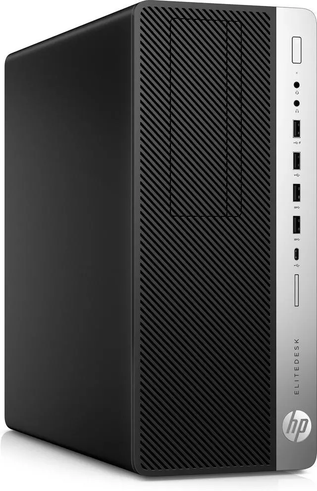 Alt view image 3 of 5 - HP EliteDesk 800 G5 Intel Core i5 9500T 2.2 GHz up to 3.7 GHz 16 GB DDR4 256 GB SSD Intel UHD Graphics 630 Windows 11 Pro Desktop, Black - 1W7Q0UC-I010