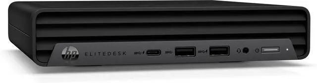 Alt view image 3 of 5 - HP EliteDesk 805 G6 AMD Ryzen 5 PRO 4650GE 3.5 GHz up to 4.2 GHz 16 GB DDR4 256 GB SSD AMD Radeon Graphics Windows 11 Pro Desktop Mini, Black - 38L10EC