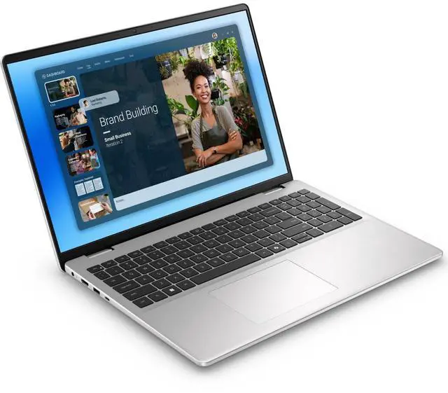 Alt view image 2 of 5 - Dell 16 16" WUXGA Touch Intel Core 7 150U 1.8 GHz up to 5.4 GHz 32 GB 1TB SSD Intel Graphics Windows 11 Home Laptop, Platinum Silver, Minor Scratches and Dents - LDC16251-7247SLV