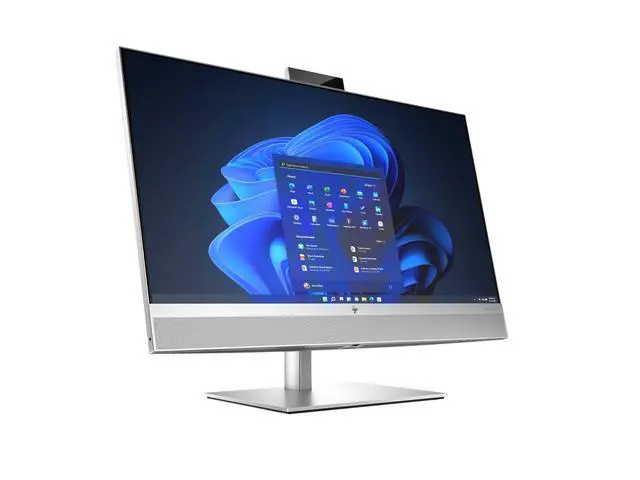 Alt view image 2 of 6 - HP EliteOne 870 27" QHD Touch Intel Core i7-14700 2.1 GHz up to 5.4 GHz 16GB DDR5 512GB SSD Intel UHD Graphics Windows 11 Pro All-in-One Desktop, Silver - A94CTUT