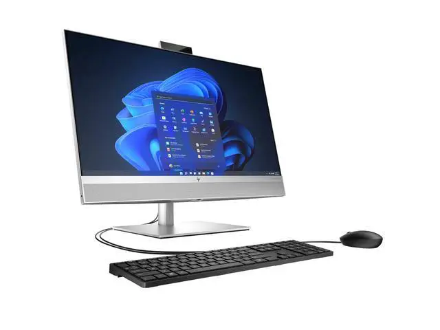 Alt view image 3 of 6 - HP EliteOne 870 27" QHD Touch Intel Core i7-14700 2.1 GHz up to 5.4 GHz 16GB DDR5 512GB SSD Intel UHD Graphics Windows 11 Pro All-in-One Desktop, Silver - A94CTUT