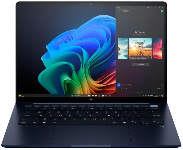 Main image of HP EliteBook Ultra G1i 14" 2.8K OLED Touch Intel Core Ultra 5 236V 2.1 GHz up to 4.7 GHz 16GB RAM 512GB SSD Intel Arc 130V with PEN Windows 11 Pro Laptop, Blue - B50C1AW-I010
