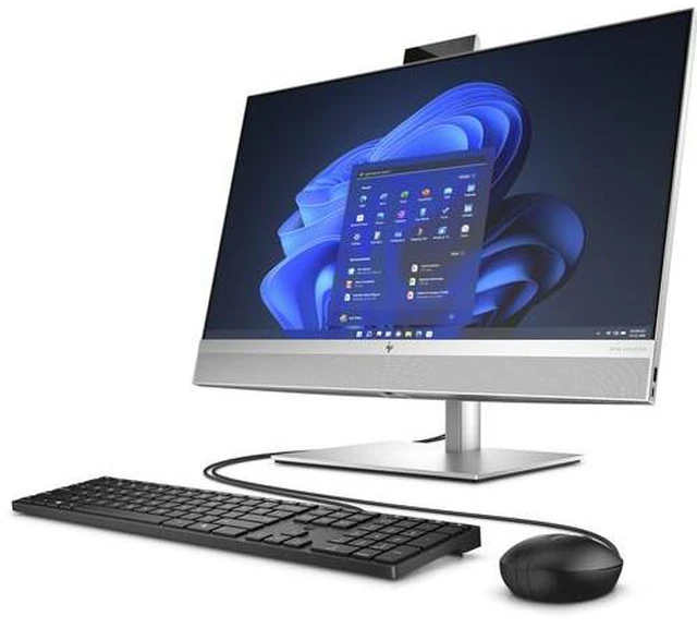 Alt view image 3 of 6 - HP EliteOne 870 G9 27" QHD Touch Intel Core i5-14500 2.6 GHz up to 5.0 GHz 16GB DDR5 512GB SSD Intel UHD Graphics 770 Windows 11 Pro All-in-One Desktop, Silver - A94FGUT