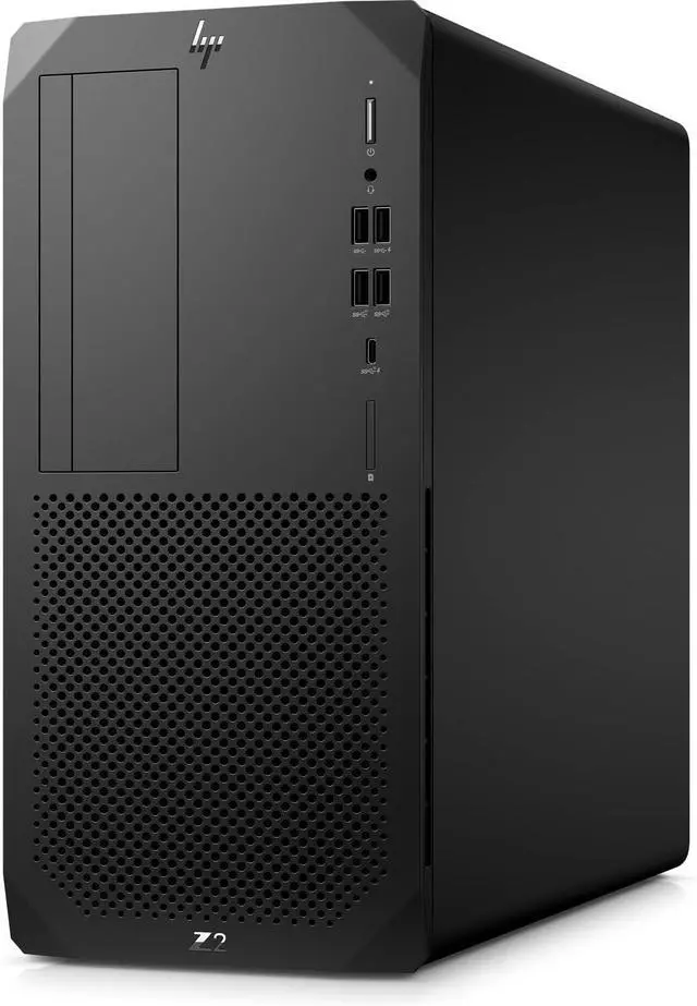 Alt view image 3 of 5 - HP Z2 Tower G5 Workstation Intel Core i7-10700 2.9 GHz up to 4.8 GHz 32 GB DDR4 256 GB SATA SSD AMD Radeon Pro W5500 Windows 11 Pro, Desktop, Black, With minor scratches and dents - 48W60UC