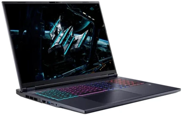 Alt view image 2 of 6 - Acer Predator Helios Neo 18" WQXGA IPS Intel Core Ultra 9 275HX 2.1 GHz 32GB 2TB SSD NVIDIA GeForce RTX 5070 Ti Windows 11 Home AI Gaming Laptop, Black, With minor scratches and dents - PHN18-72-9474