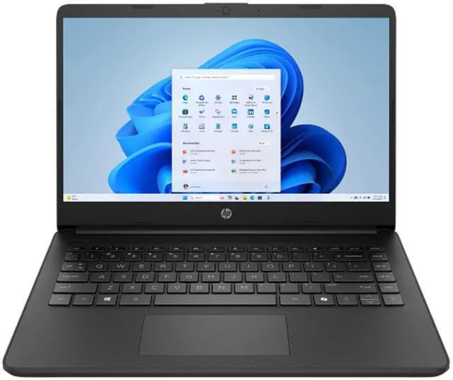 Main image of HP 14-dq6017nr 14" Intel N150 0.8 GHz up to 3.6 GHz 4 GB DDR4 64 GB eMMC Intel UHD Graphics Windows 11 Home Laptop, Jet Black - BE1C3UA
