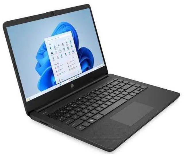 Alt view image 4 of 4 - HP 14-dq6007ca 14" Intel N150 0.8 GHz up to 3.6 GHz 4GB DDR4 128GB Intel UHD Graphics Windows 11 Home Laptop, Black - B8NB1UA