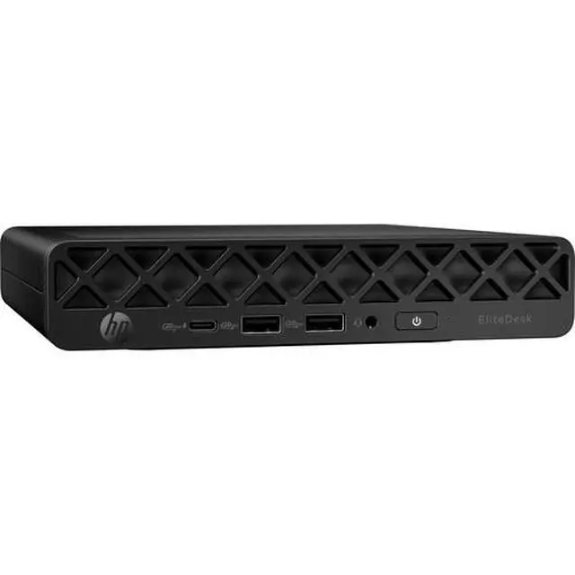 Alt view image 2 of 4 - HP EliteDesk 8 G1i Mini Intel Core Ultra 9 285T 1.4 GHz up to 5.4 GHz 32GB DDR5 512GB SSD Intel Graphics Windows 11 Pro Desktop, Black - BQ4C3UT-I010